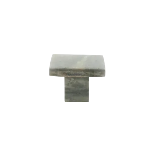 Cabinet knob SQUARE Grey marble